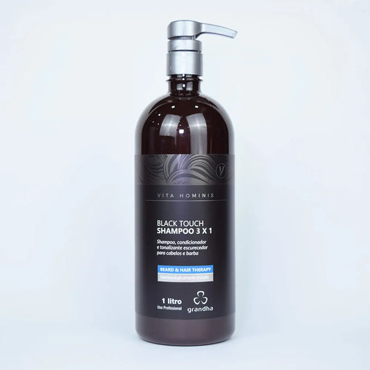 Shampoo Tonalizante Black Touch Shampoo 3x1 - 1 Litro